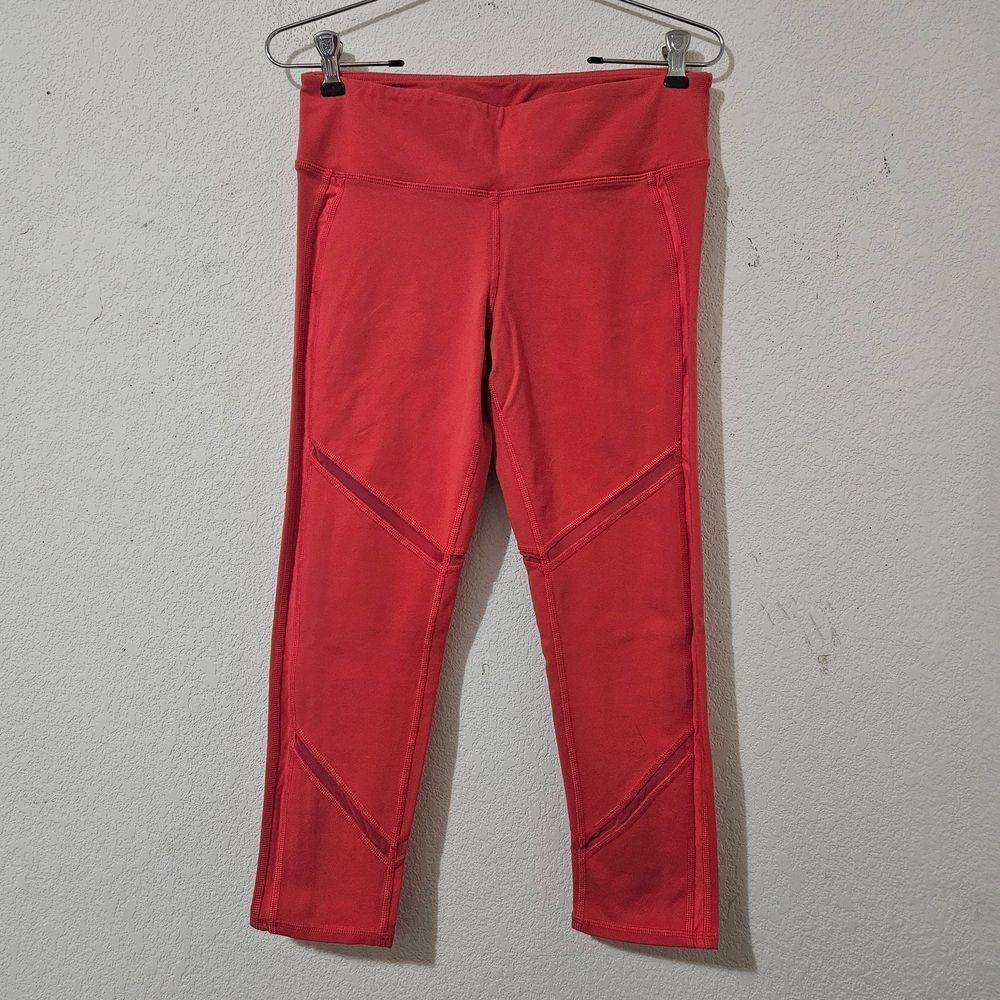 Alo Yoga Mesh Inset Cropped Leggings